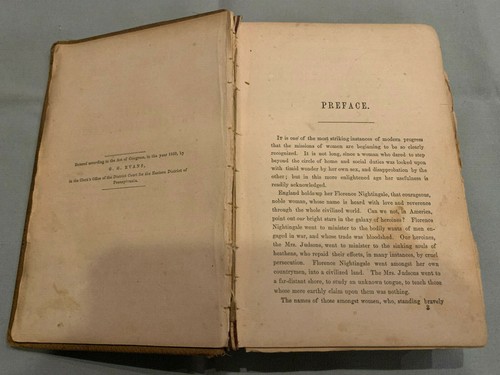 Three Mrs Judsons The Female Missionaries - G G/D W Evans 1860 HC Antique Book - Picture 5 of 5