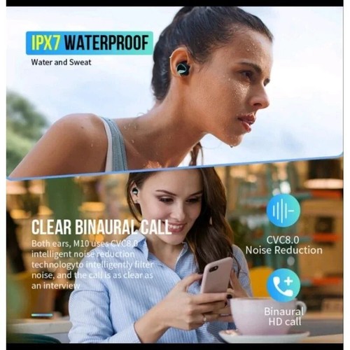 TWS Bluetooth Ohrhörer Wasserdicht Bluetooth 5.1 Headset Noise Cancelling Kabellos - Bild 7 von 12