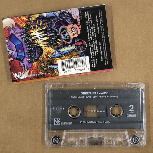 GREEN JELLY Cassette Tape 333 1994 90s Metal Rock Parody - Picture 3 of 6