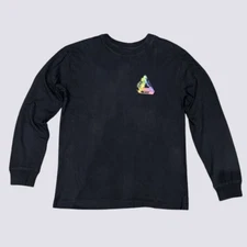 Palace Tri Smudge Long Sleeve T-Shirt Black UK L LN044 MM 02