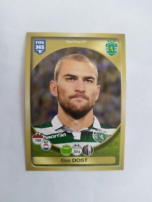 FIFA 365 PANINI 2016/17 SPORTING BAS DOST FIGURE n 44 GREAT WITH VELINA