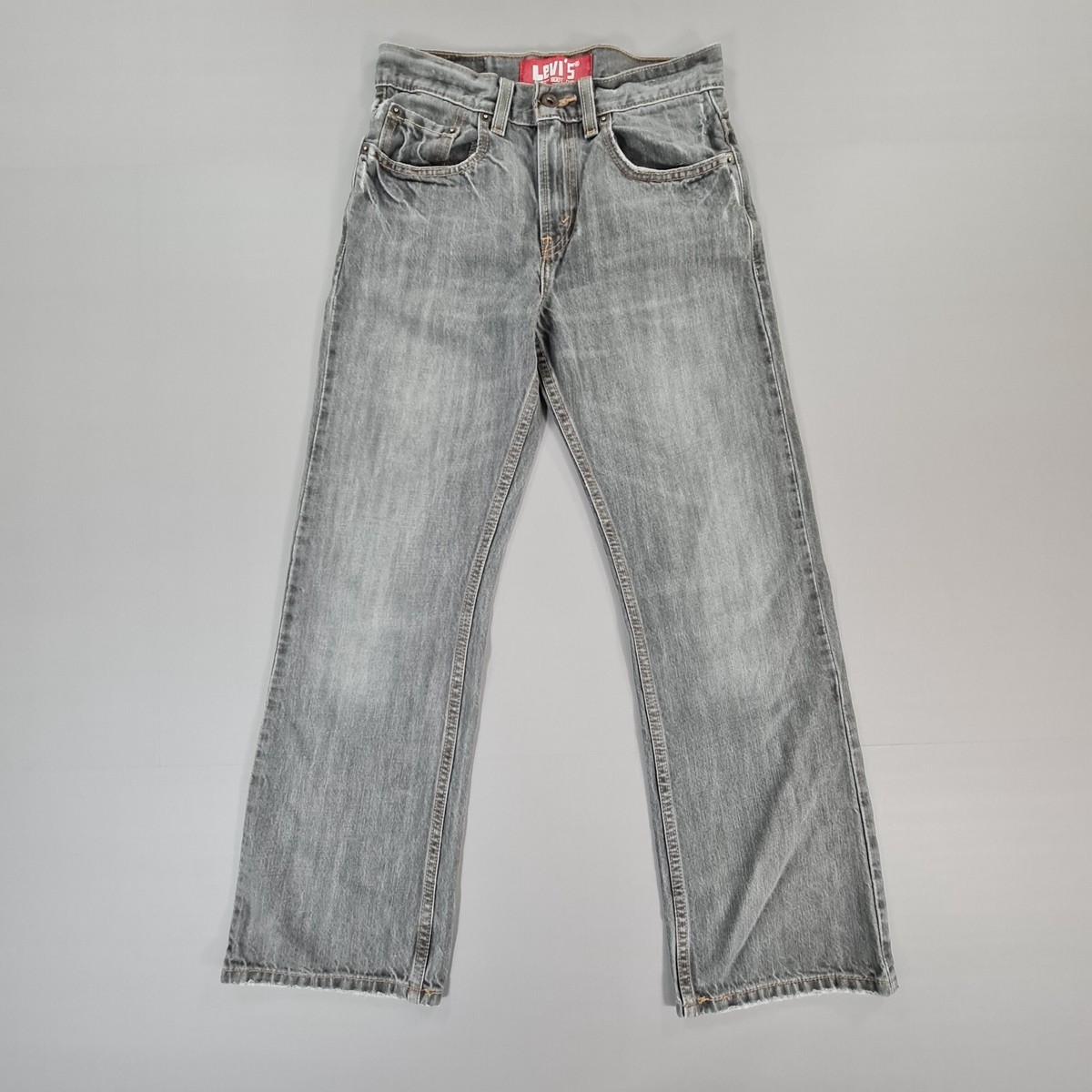 Rise Bootcut Jeans Levi's Grey High Waisted Jeans Levis 527
