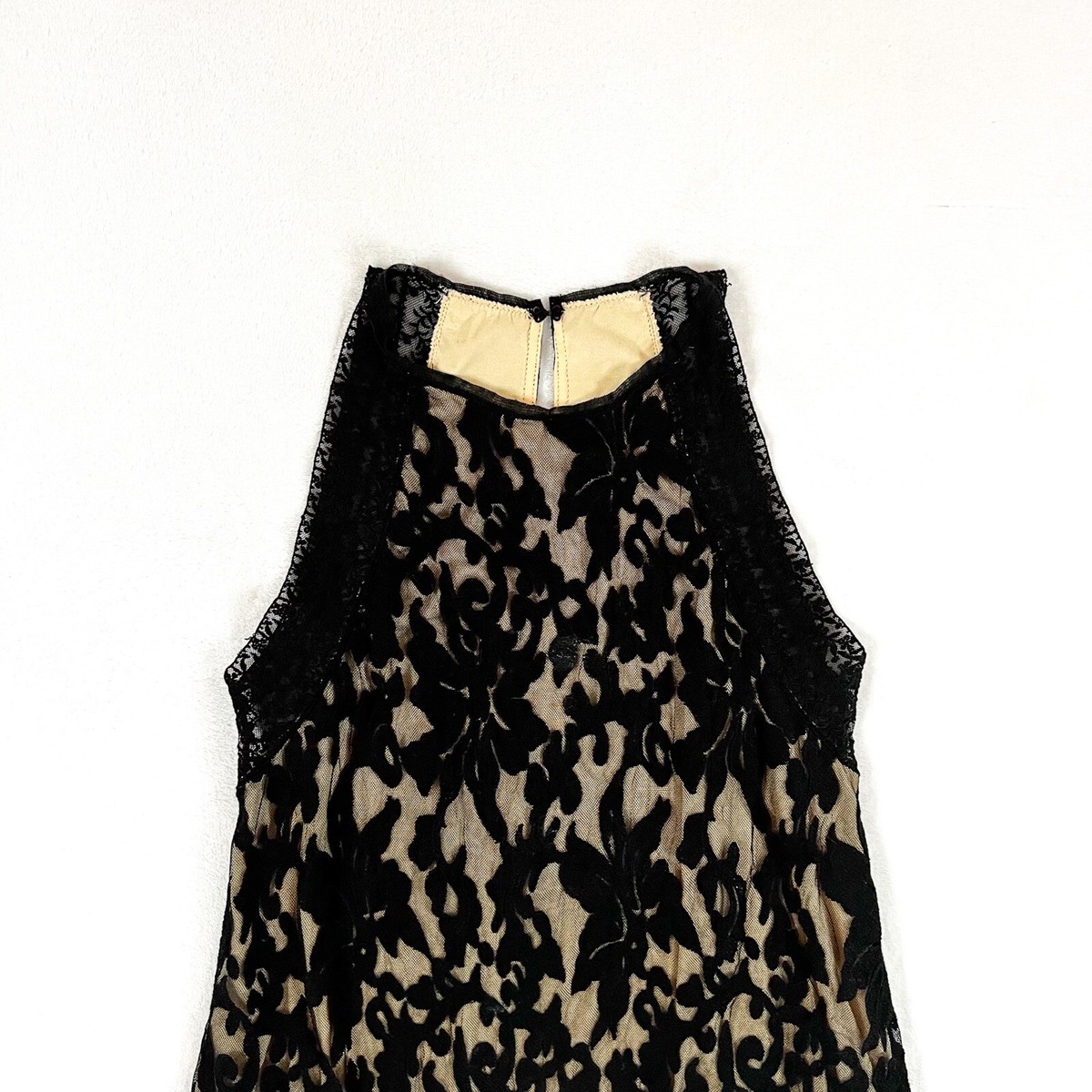 black lace up front mini dress Elaine Lace Mini Dress in Black