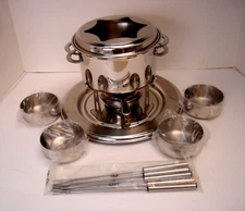Tramontina 14 PIECE STAINLESS STEEL FONDUE SET