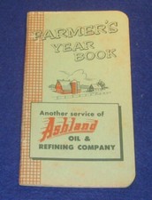Annuaire publicitaire Ashland Oil Farmers 1958 Valvoline
