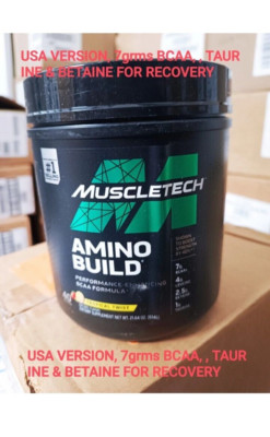 MuscleTech Amino Build Aminosäure 7 g BCAA 40 Portionen 614 g USA FORMEL + BETAINE