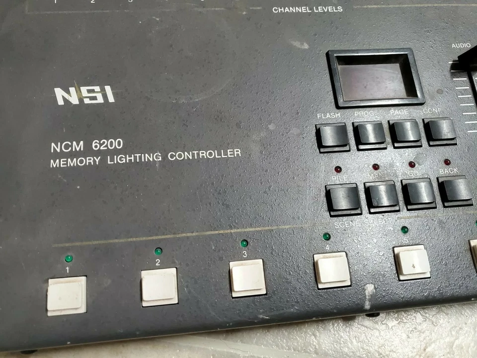 NSI NCM 6200 Stage memory Lighting Controller midi microplex untested - Image 2 of 4