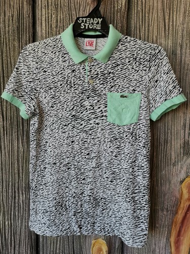 ANIMAL PRINT CAMO ZEBRA MENS POLO SHIRT 