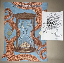 A Perfect Circle Poster 4/5 2024 Mashantucket Premier Theater Vertebrae Drawing