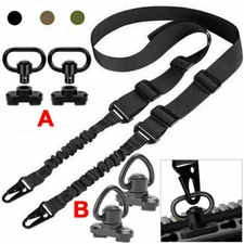 2 Point Sling QD Swivel Rifle Tactical Adjustable Gun Sling Strap w/ MLOK Swivel