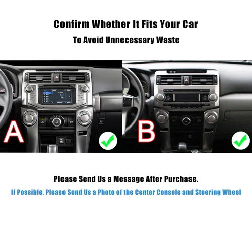 Gray Car DVD Radio Stereo GPS Navigation Android 10 9" Fit for Toyota 4Runner - Picture 7 of 13