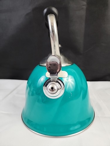 Mr Coffee Alberton Tea Kettle with Lid in Emerald Green Tea Pot Vintage WOW! - Picture 4 of 19