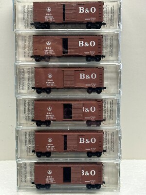 N Scale Kadee Micro Trains MTL 20312 Baltimore & Ohio 6-Pack