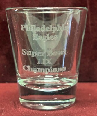 PHILADELPHIA EAGLES SUPER BOWL LIX CHAMPIONS 2 OZ HEAVY DUTY SHOT GLASS ...