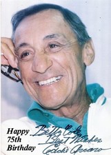 Eddie Arcaro Jockey Signed 75th Birthday Invitation JSA Authenticated
