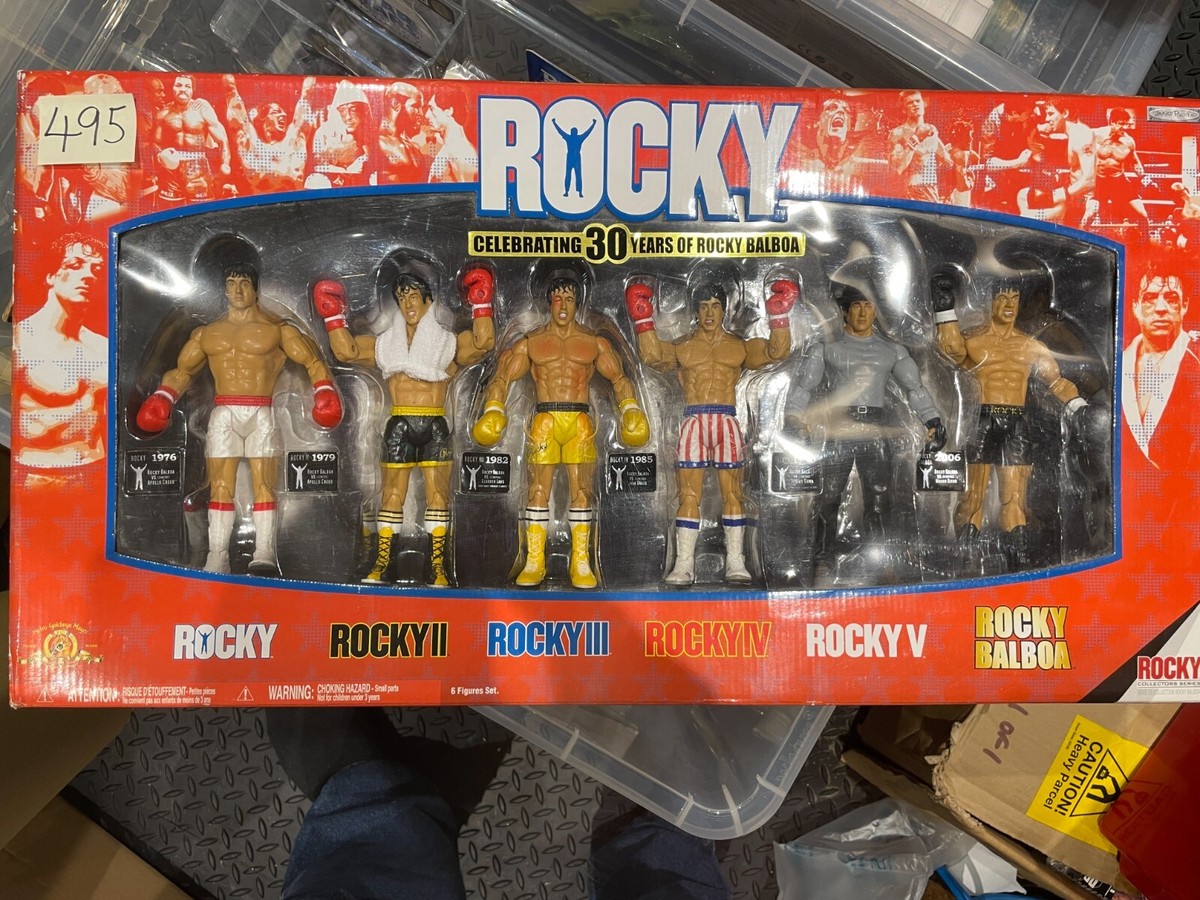 JAKKS ROCKY 30TH ANNIVERSARY SET 6 rocky figures | eBay UK