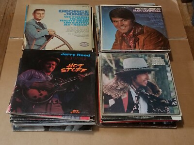 Counrty Genre 33 RPM Records