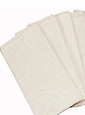 Cotton Craft 20" Dinner Napkins  Cotton  Flax/Linen  Natural Color Lace Trim