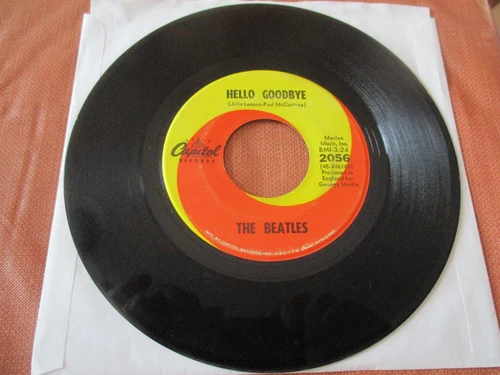 The Beatles-Hello Goodbye/I Am The Walrus/Capitol 45/1st Press/1967/Solid VG