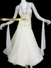 #3103 Custom-made Ballroom Modern Smooth Waltz Foxtrot Tango Dance dress