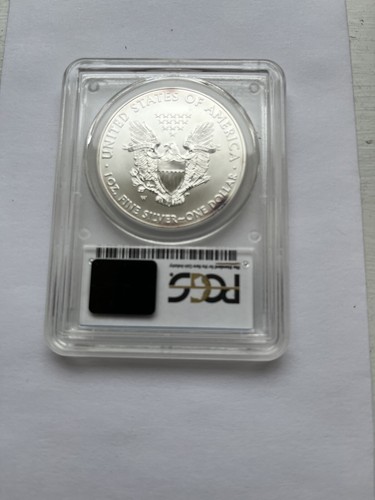 2013 W UNC SET American Silver Eagle Burnished Pcgs Ms69 Sp Secure+ Toning $1 - Picture 5 of 6