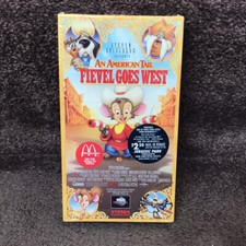 An American Tail Fievel Goes West New Factory Sealed VHS Video 1992 Universal