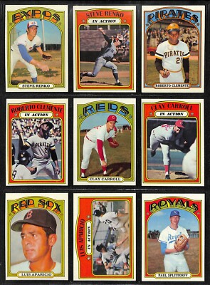 1972 Topps Baseball - choose your card - 10% off 4+ cards!    Cards 2-618