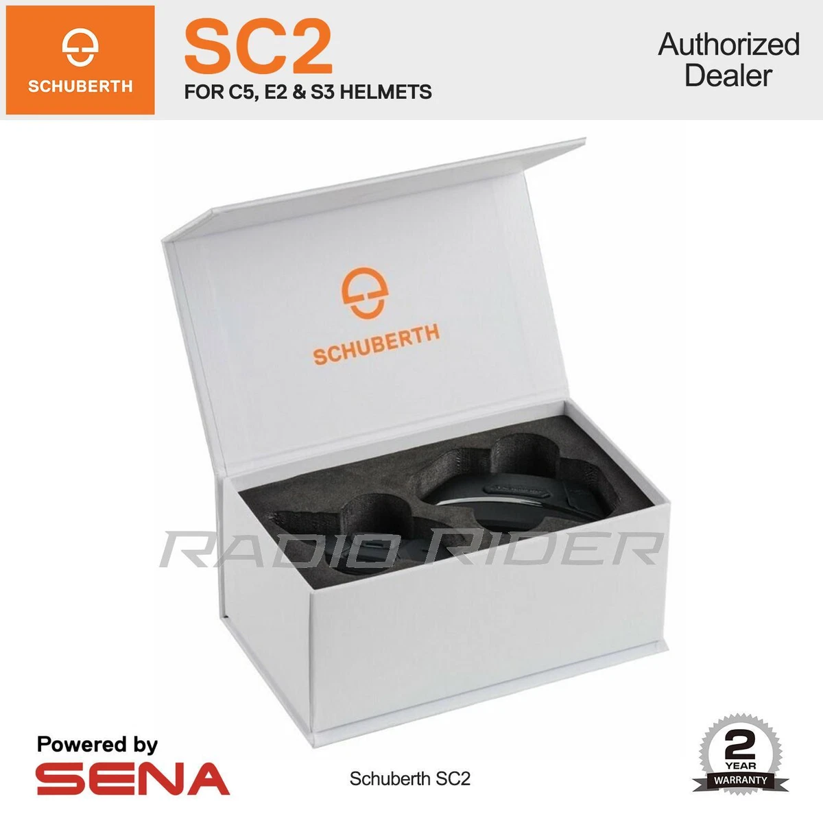 Kit Bluetooth Schuberth SC2 Casques C5 / S3 / E2 - Intercom moto