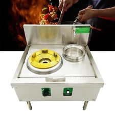 LPG/Natural Stove Single Stove Gas Wok Gas Stove With Baffle and Water Basin