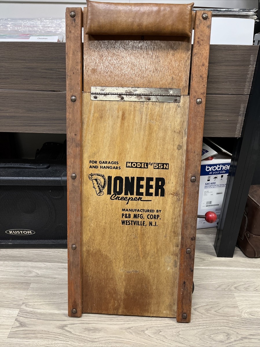 Pioneer Creeper - Model 55N - Adjustable Head Rest | eBay