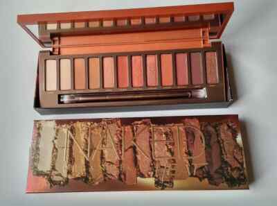 URBAN DECAY NAKED HEAT EYESHADOW PALETTE w/ BRUSH (Full Size. Authentic )