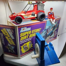Vtg IDEAL TOY TEAM AMERICA Marvel Comics Group Super Stunt Dirt Buggy 1982 w/BOX