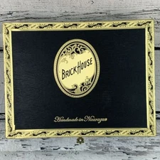 Brick House Cigar Box Empty Wood Storage Keepsake Handmade Nicaragua