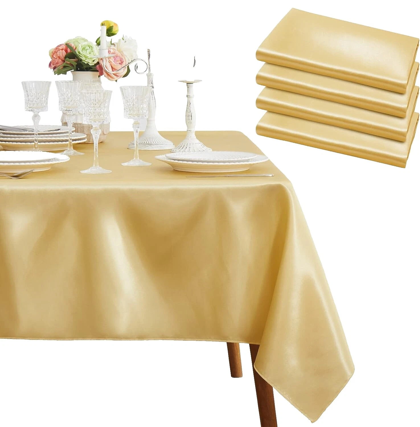 Satin Rectangular Tablecloths