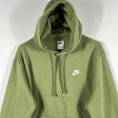 Vintage NIKE ESSENTIAL Olive Green Hoodie Sweatshirt Sz Med. - RARE  Colorway | eBay