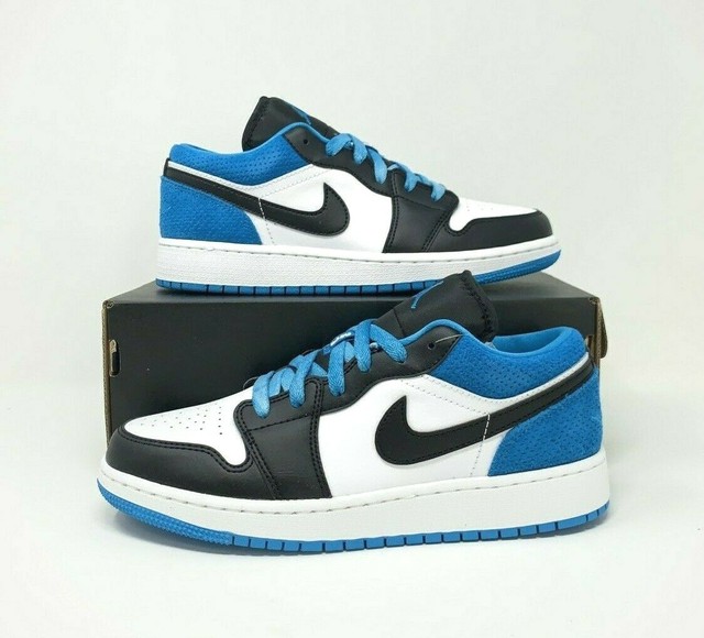Nike Air Jordan Retro 1 Low Laser Blue Size 4y GS SKU Ct1564 004 for sale online | eBay