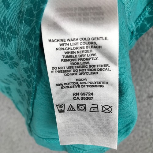 Columbia Girls Sleeveless Crew Neck Green Athletic Tank Top Size L 14/16 - Picture 6 of 9