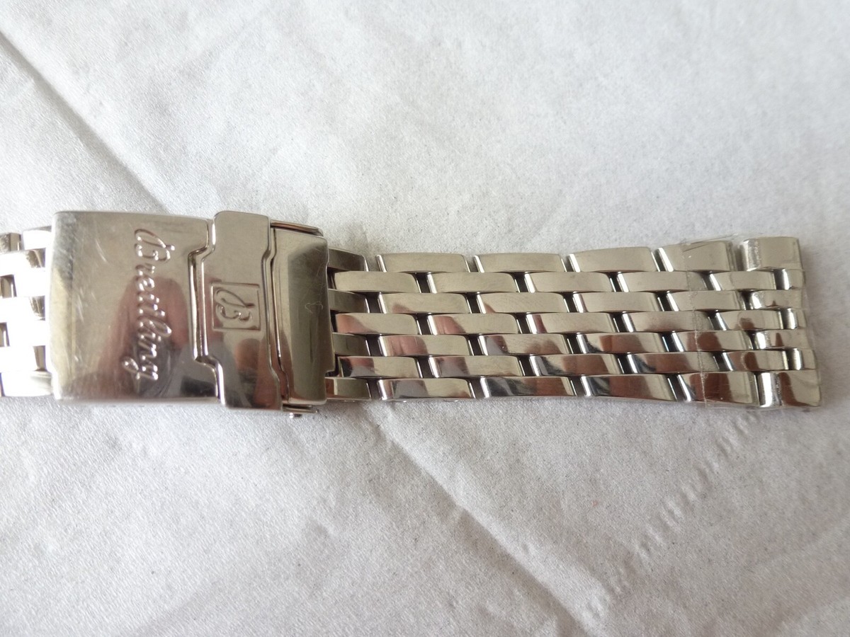 BREITLING FACTORY ORIGINAL STAINLESS STEEL PILOT BRACELET 20MM