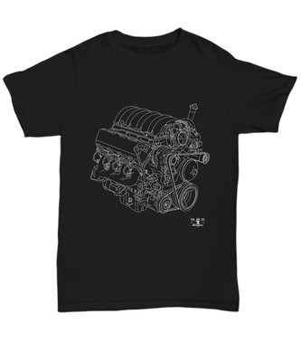 LT8 Engine Blueprint Series Shirt - Unisex Tee