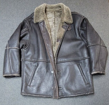 Robert Comstock Endurance Leather Jacket Men's 46 Faux Fur Lined Winter Coat