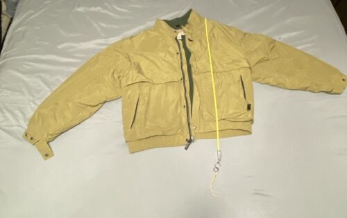 Giacca Bomber Vintage Woolrich Uomo 2XL Marrone Classico Casual Comoda - Foto 2 di 12