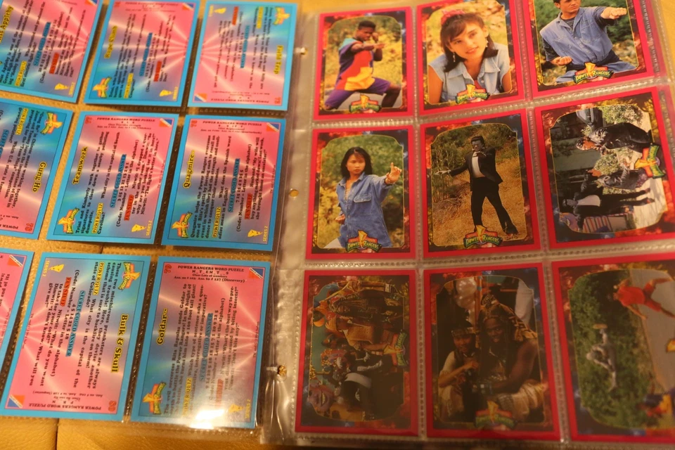 POWER RANGERS SERIES 2 COLLECT A CARD COMPLETE SET 72 TRADING CARDS - Image 2 of 4