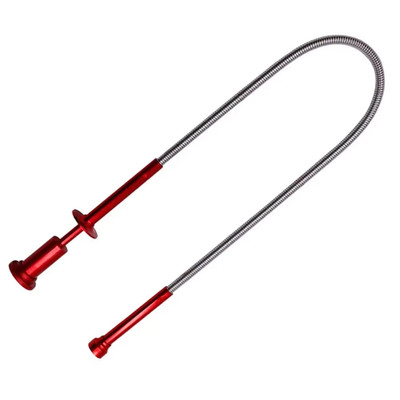 Teleskop Magnet Pickup Kralle Magnet Pick-Up Werkzeug 4 Krallen mit LED Licht Fl