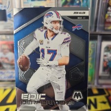 ❗️🔥2025 Panini Mosaic Josh Allen #9 Epic Performers Buffalo Bills