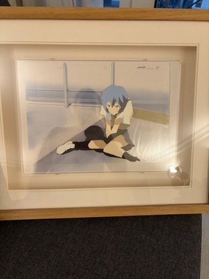 Neon Genesis Evangelion Rei Ayanami gerahmte Animation Cel/Cel-Stil Kunstwerk