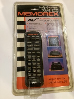 Memorex AV6 Audio Video Universal Remote Control