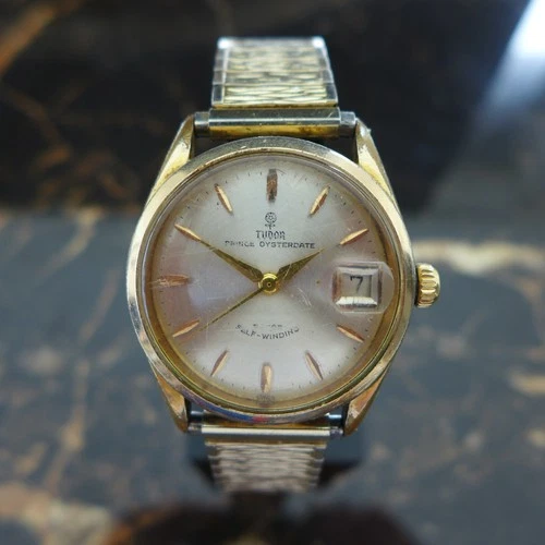 AN UNTOUCHED VINTAGE 1960s ROLEX TUDOR PRINCE OYSTER DATE SMALL ROSE