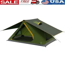 2-Person Pop Up Tent Instant Setup Lightweight Camping Hub Easy Storage Spring