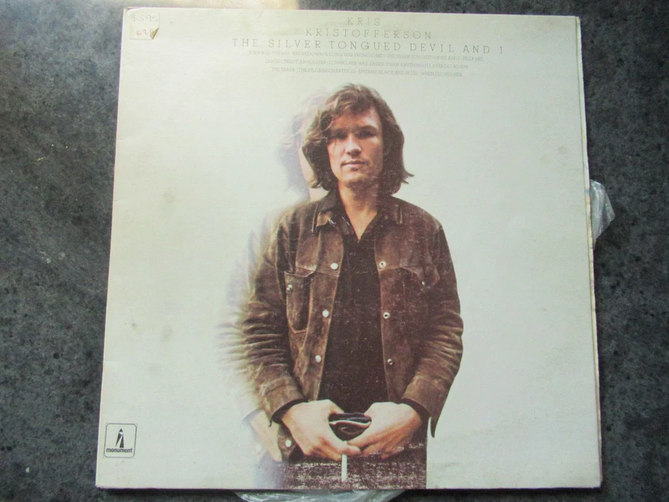 Kris Kristofferson The Silver Tongued Devil And I SBP234104 LP 12 Inch 1971 Aust - Image 2 of 4