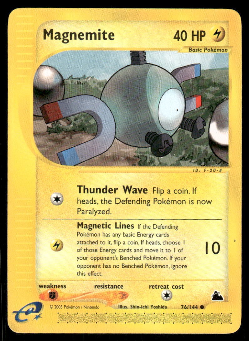 Pokemon Cards Magnemite 76/144 Skyridge WOTC Common NM *2